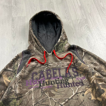 VINTAGE CABELAS REALTREE HOODIE CAMO