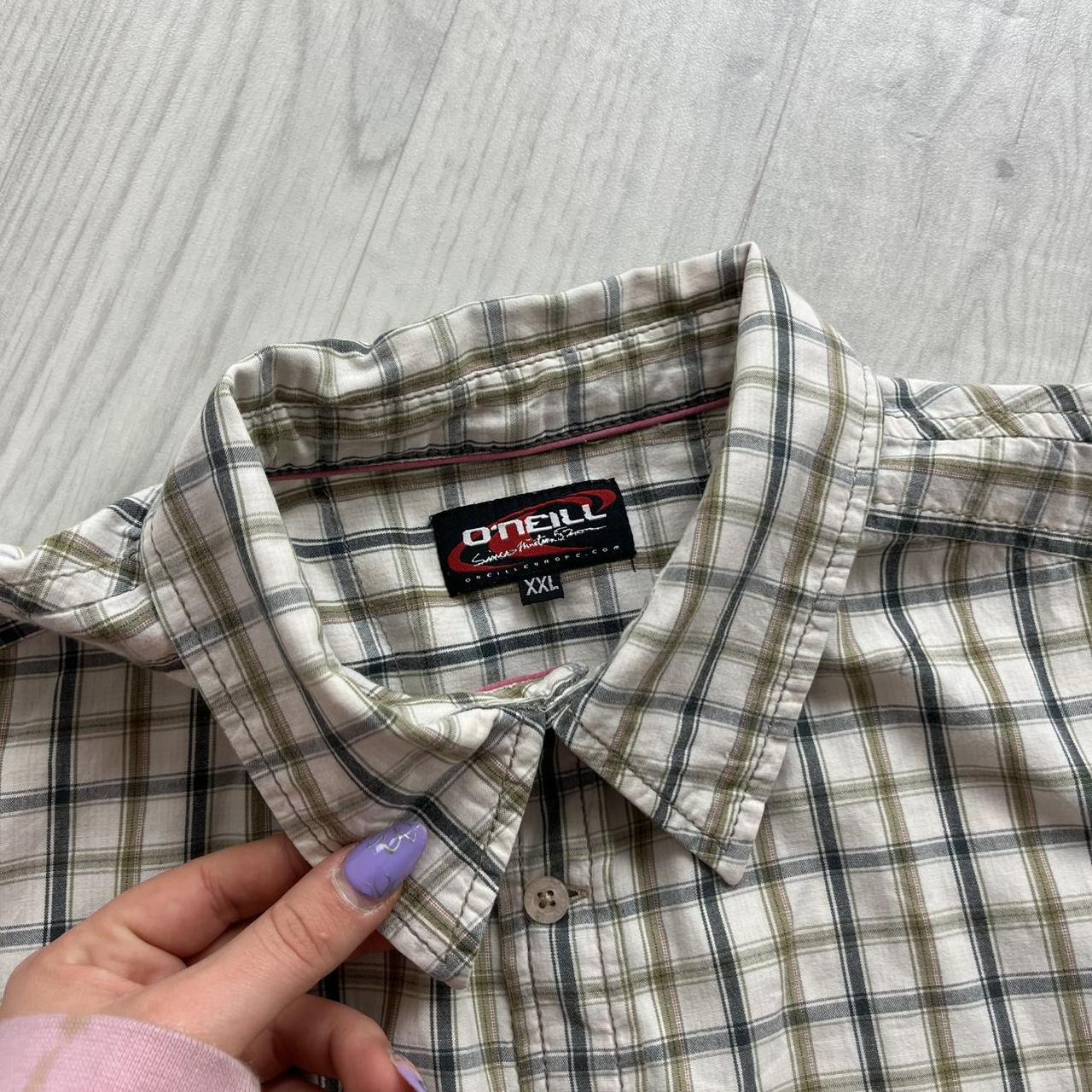VINTAGE Y2K O’NEILL CHECKERED SHORT SLEEVE SHIRT