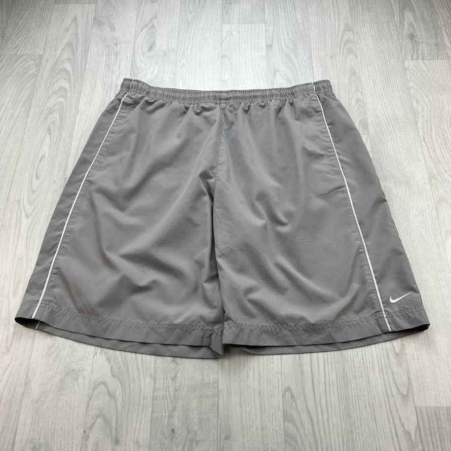 VINTAGE Y2K NIKE BAGGY SPORT SHORTS GREY