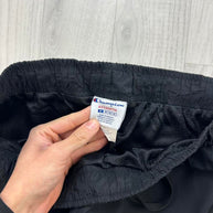VINTAGE Y2K CHAMPION BAGGY TRACKSUIT BOTTOMS BLACK