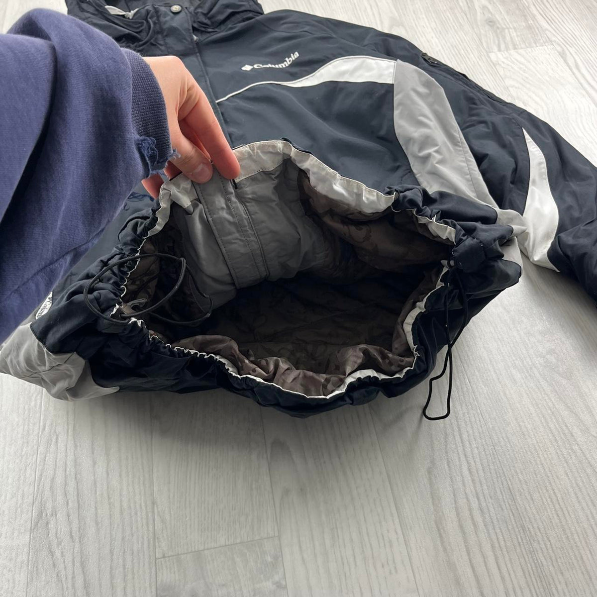 VINTAGE Y2K COLUMBIA TECHNICAL UTILITY SKI JACKET BLACK