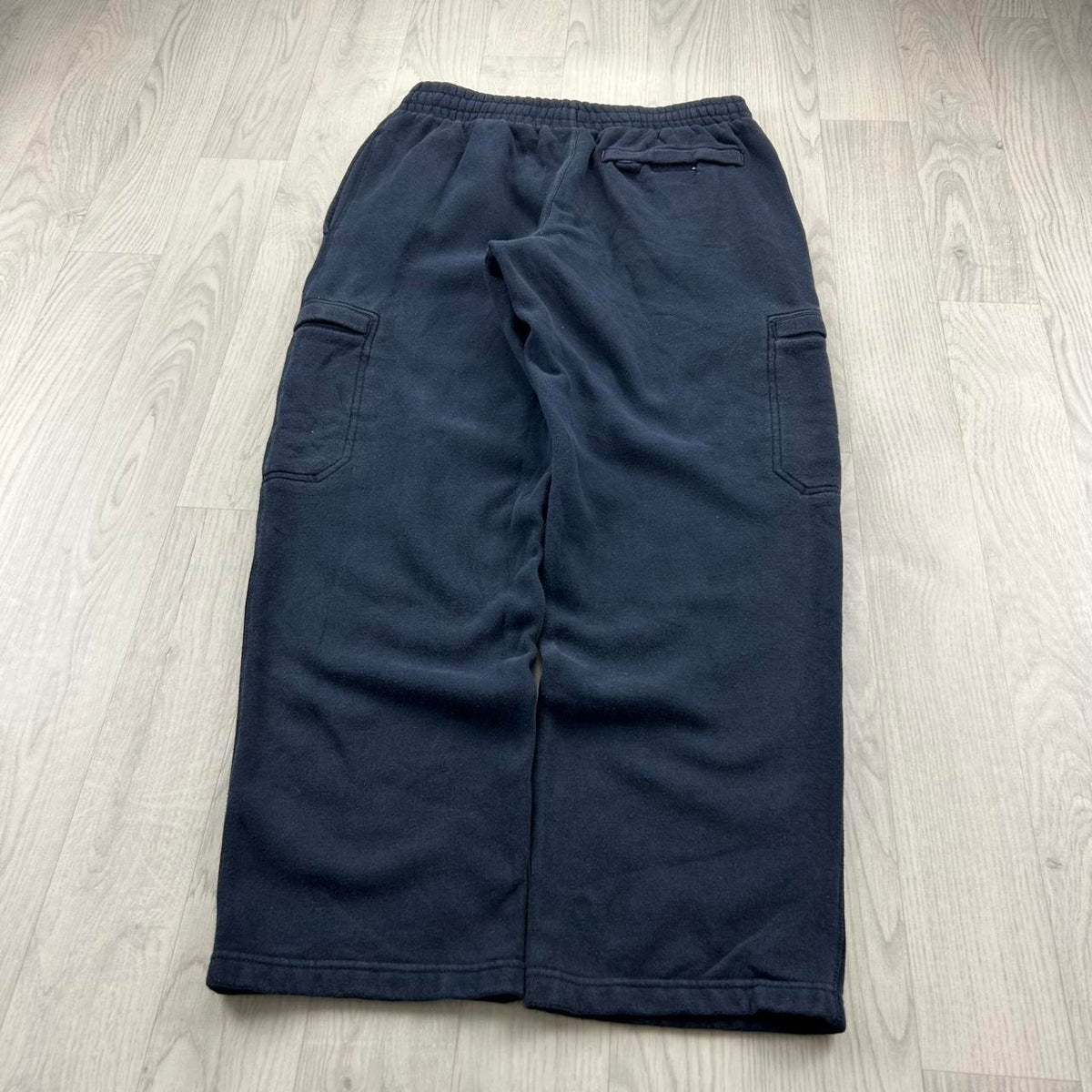 VINTAGE Y2K NIKE BAGGY CARGO COTTON SWEATPANTS NAVY