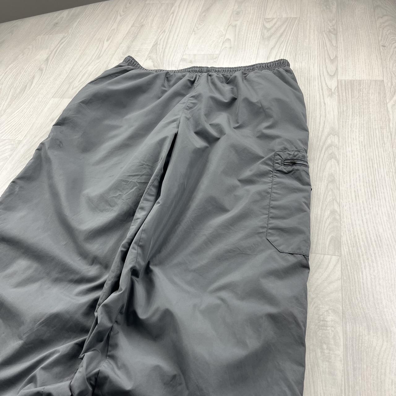 VINTAGE Y2K NIKE BAGGY TRACKSUIT BOTTOMS GREY