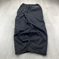 VINTAGE 90s NIKE BAGGY TRACKSUIT BOTTOMS BLACK KHAKI