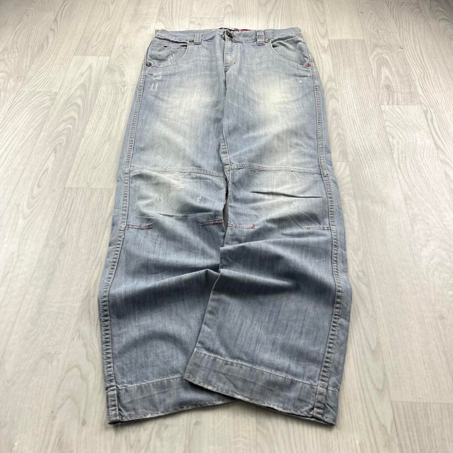 VINTAGE Y2K QUIKSILVER BAGGY JEANS BLUE