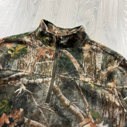 VINTAGE REALTREE QUARTER ZIP FLEECE CAMO