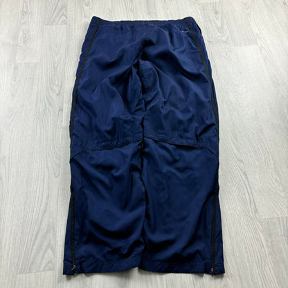 VINTAGE Y2K STARTER BAGGY TRACKSUIT BOTTOMS NAVY