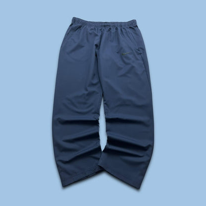 VINTAGE Y2K NIKE BAGGY TRACKSUIT BOTTOMS NAVY