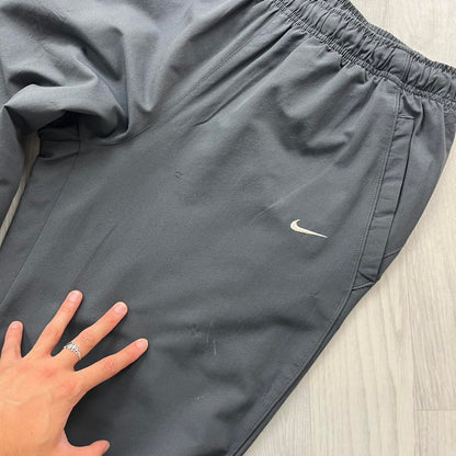 VINTAGE Y2K NIKE BAGGY TRACKSUIT BOTTOMS GREY