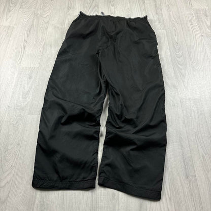 VINTAGE Y2K STARTER BAGGY TRACKSUIT BOTTOMS BLACK