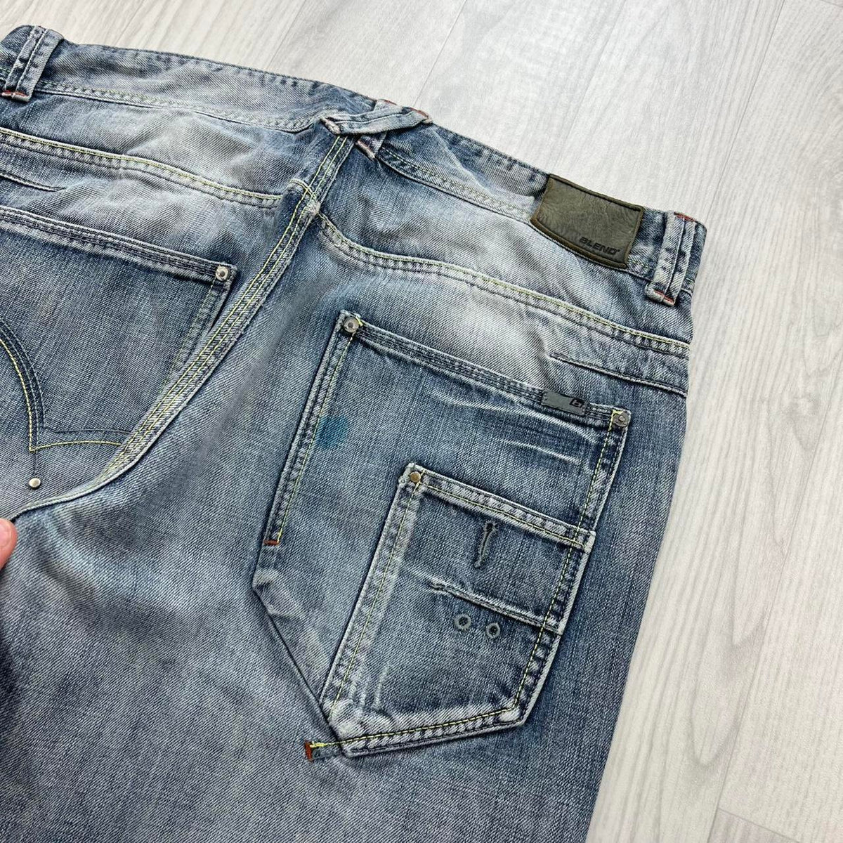 VINTAGE Y2K BLEND BAGGY JEANS BLUE
