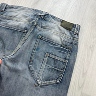 VINTAGE Y2K BLEND BAGGY JEANS BLUE