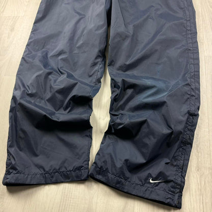 VINTAGE Y2K NIKE BAGGY TRACKSUIT BOTTOMS NAVY