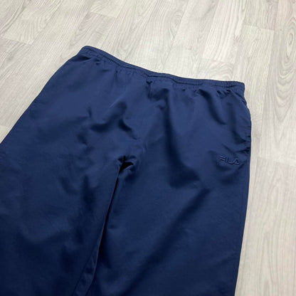 VINTAGE Y2K FILA BAGGY TRACKSUIT BOTTOMS NAVY