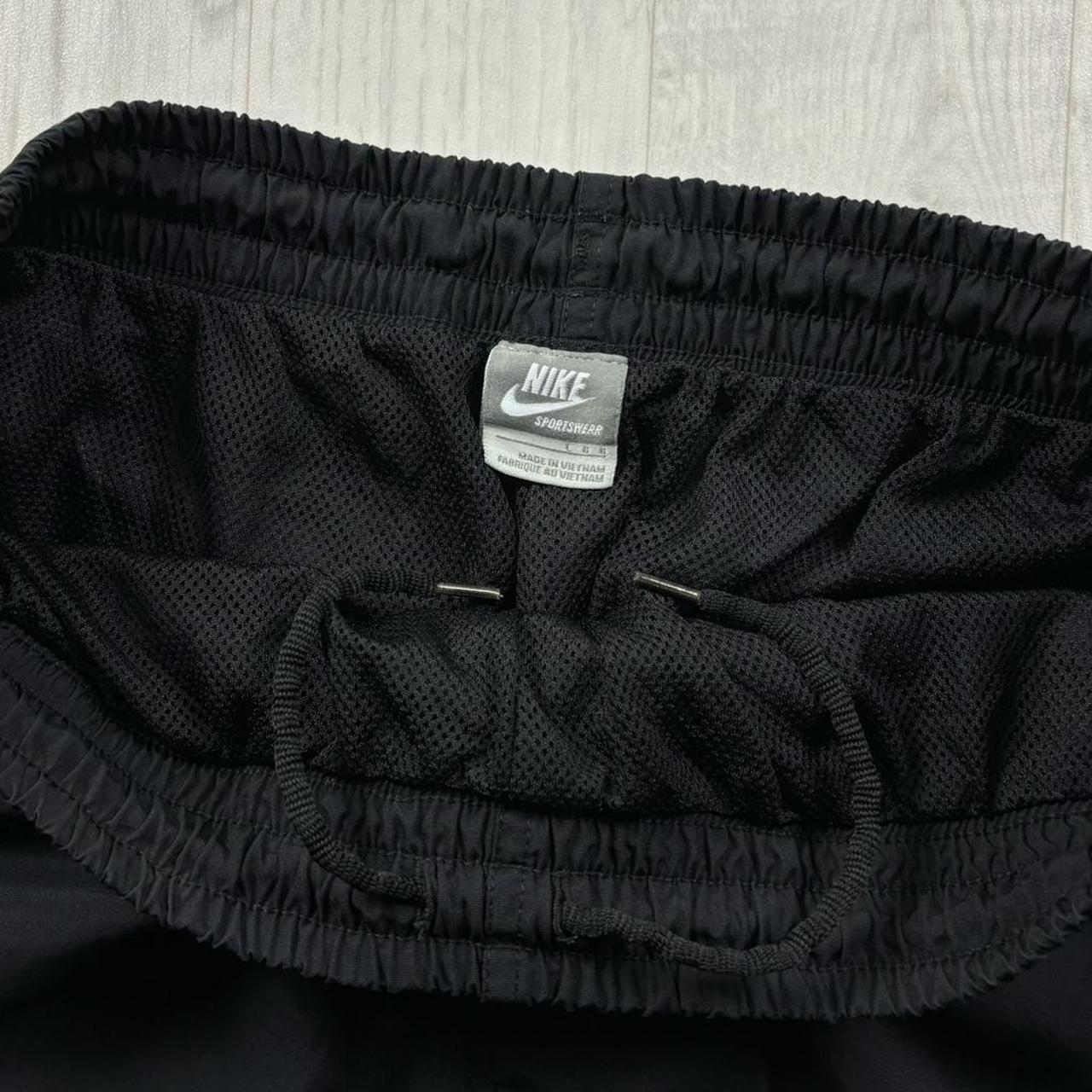 VINTAGE Y2K NIKE WIDE LEG BAGGY TRACKSUIT BOTTOMS BLACK