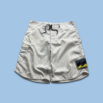 VINTAGE Y2K BILLABONG BAGGY BOARD SHORTS WHITE