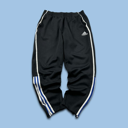 VINTAGE Y2K ADIDAS BAGGY TRACKSUIT BOTTOMS BLACK