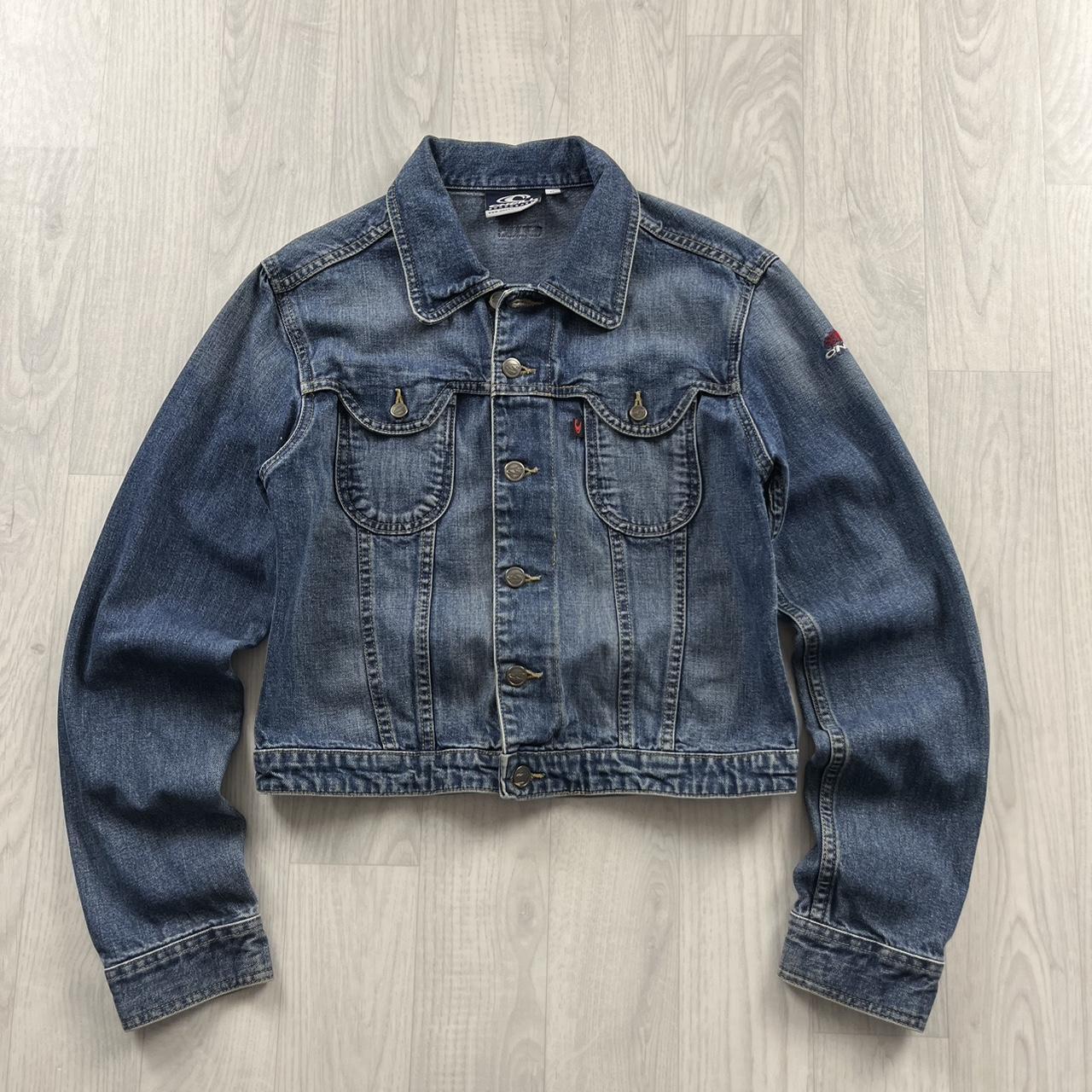 VINTAGE Y2K ONEILL DENIM JACKET BLUE