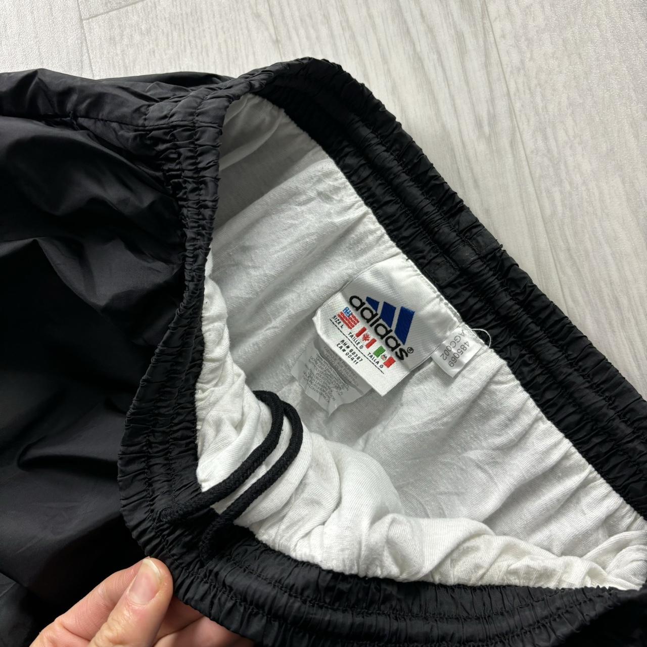 VINTAGE 90s ADIDAS BAGGY TRACKSUIT BOTTOMS BLACK