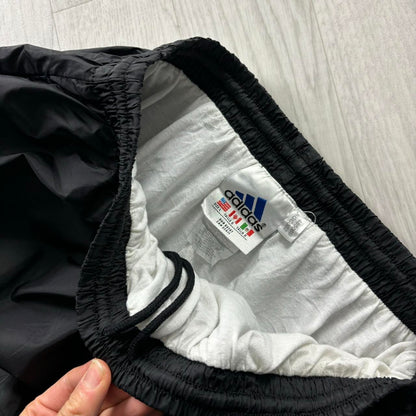 VINTAGE 90s ADIDAS BAGGY TRACKSUIT BOTTOMS BLACK