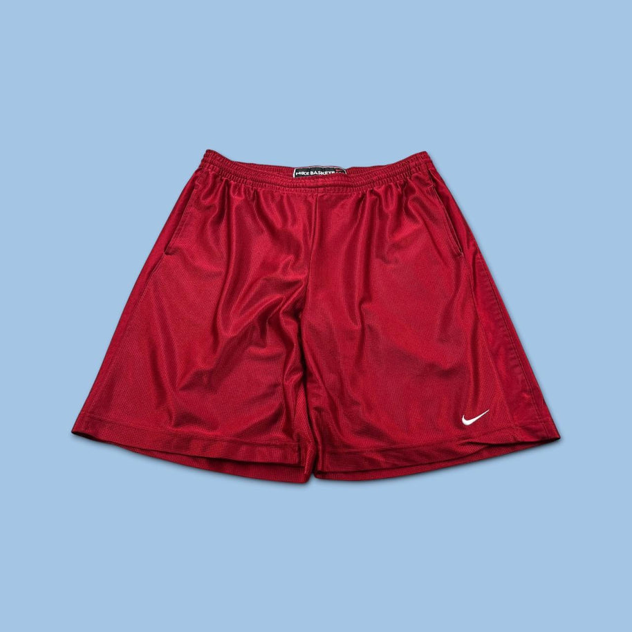 VINTAGE Y2K NIKE BAGGY BASKETBALL SPORT SHORTS RED