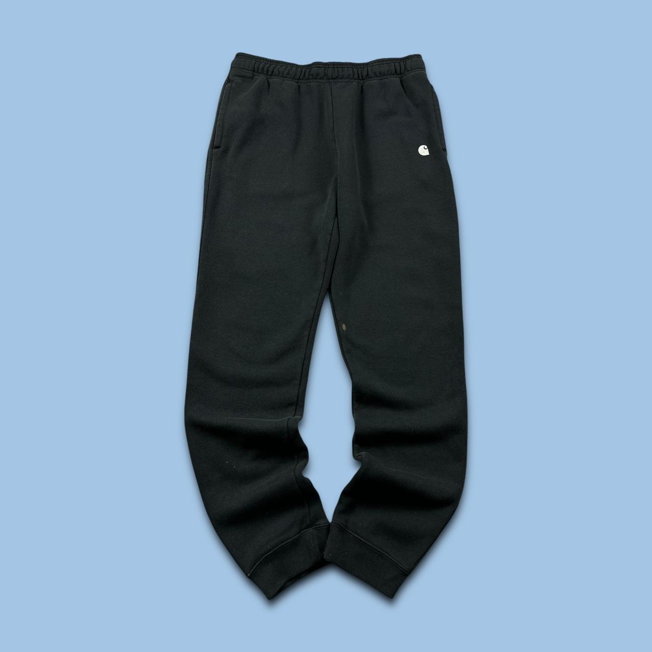 CARHARTT RELAXED COTTON SWEATPANTS BLACK