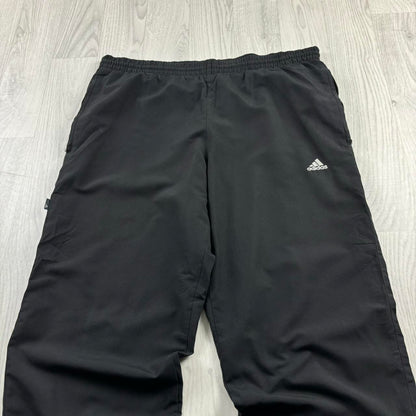 VINTAGE Y2K ADIDAS BAGGY TRACKSUIT BOTTOMS BLACK