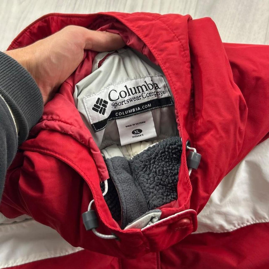 VINTAGE Y2K COLUMBIA TECHNICAL UTILITY SKI JACKET RED