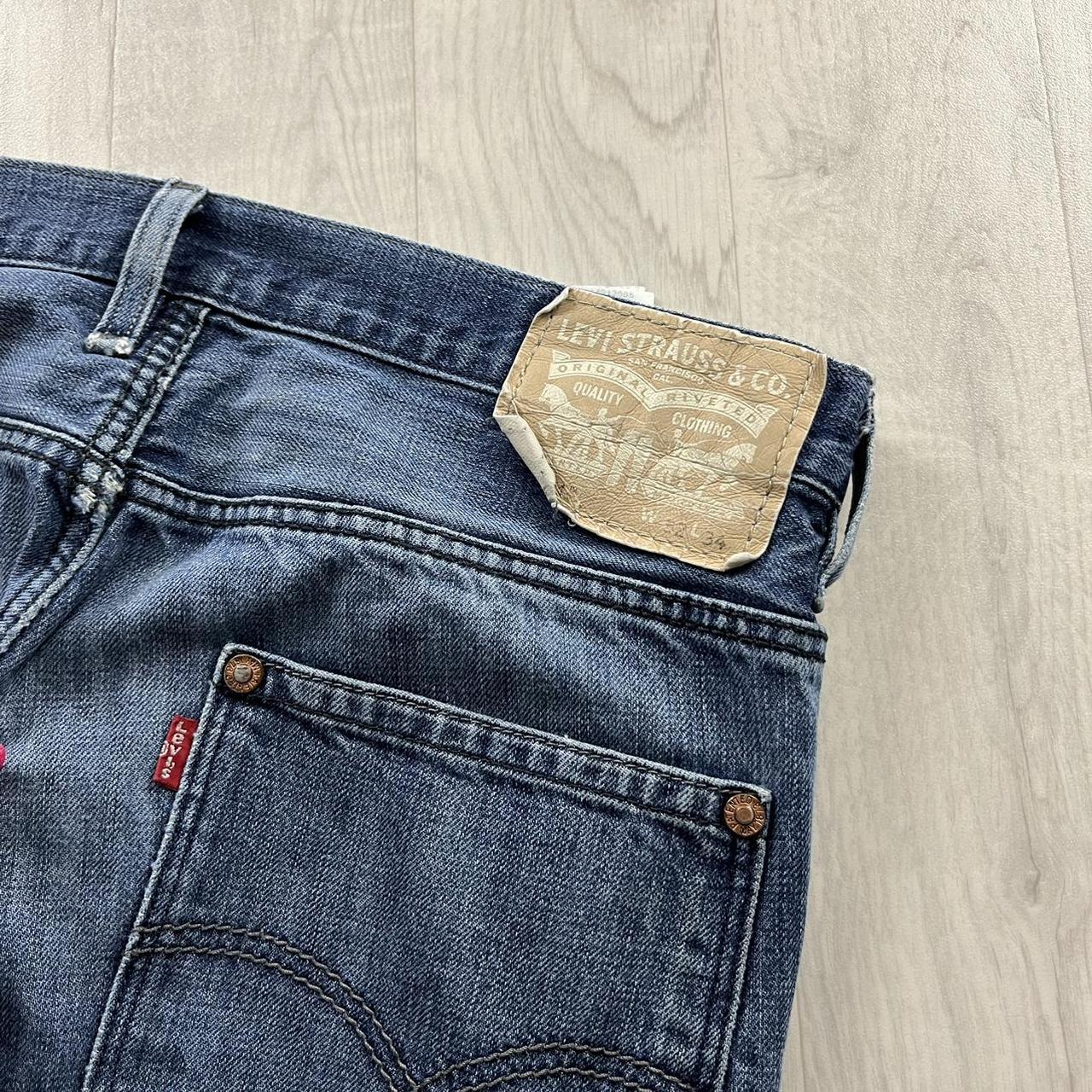 VINTAGE LEVIS 511 RED TABS STRAIGHT LEG JEANS BLUE