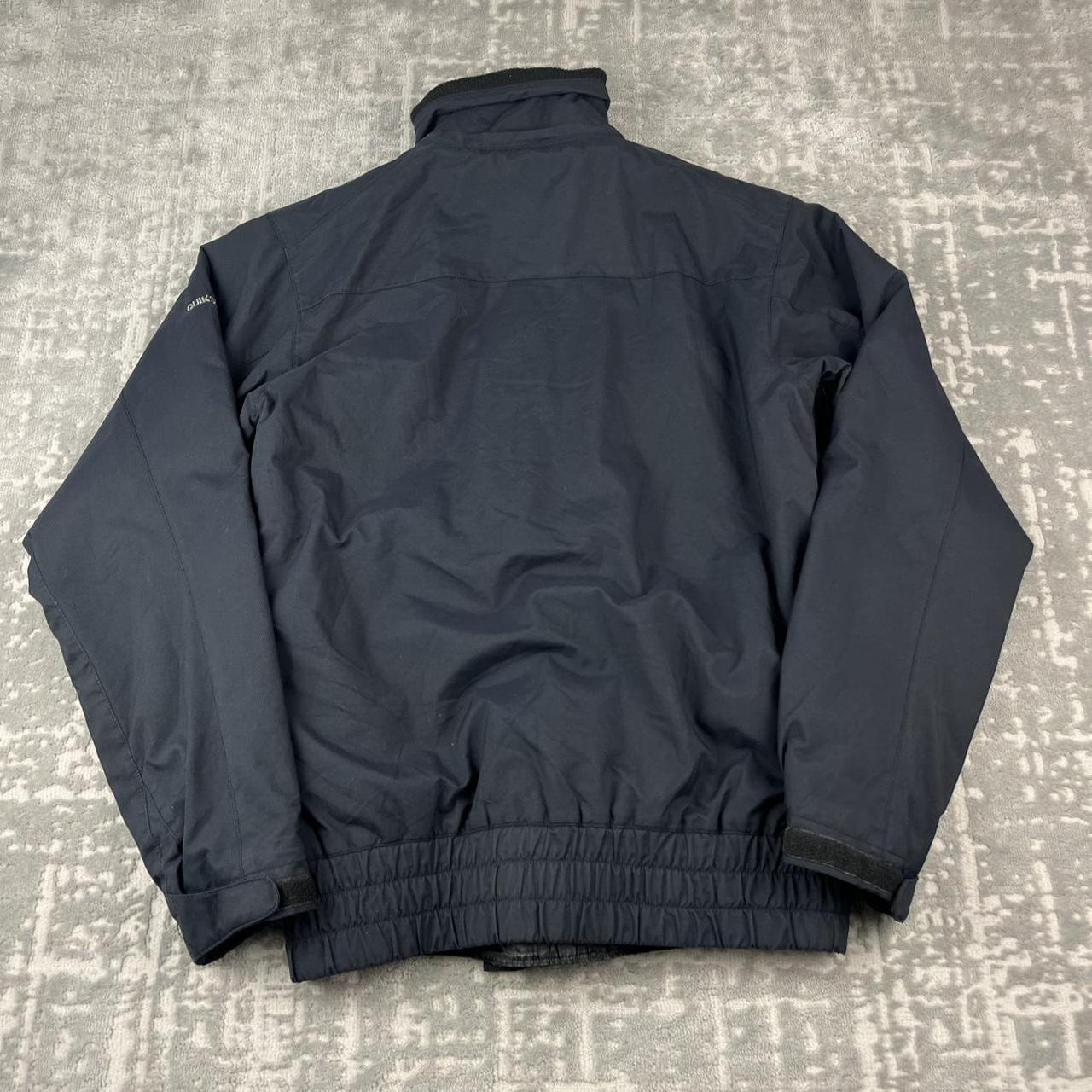 VINTAGE 00s QUIKSILVER UTILITY BOMBER JACKET BLACK