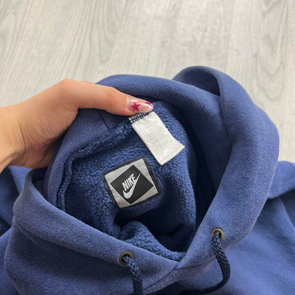 VINTAGE 90s NIKE BOXY HOODIE NAVY