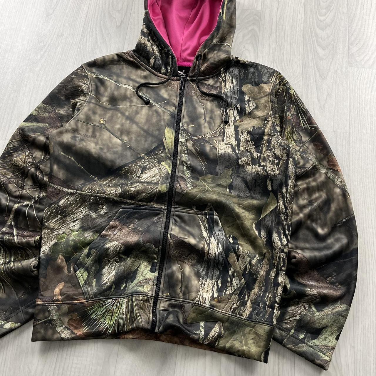 VINTAGE REALTREE ZIP HOODIE CAMO PINK