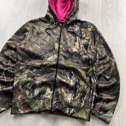 VINTAGE REALTREE ZIP HOODIE CAMO PINK