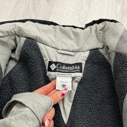 VINTAGE 00s COLUMBIA UTILITY SKI JACKET YELLOW GREY