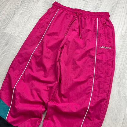 ADIDAS BAGGY TRACKSUIT BOTTOMS PINK