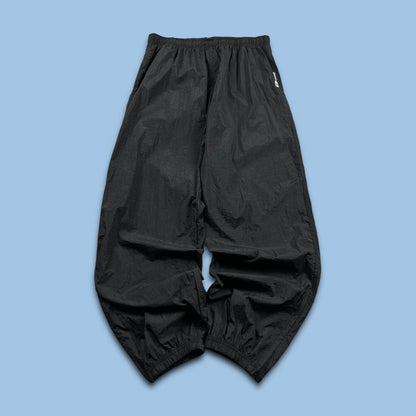 VINTAGE Y2K REEBOK BAGGY TRACKSUIT BOTTOMS BLACK