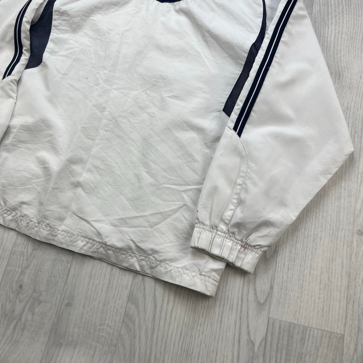 VINTAGE Y2K UMBRO MALAGA WINDBREAKER JACKET WHITE