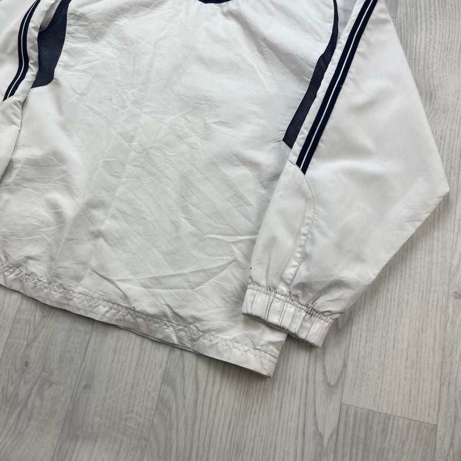 VINTAGE Y2K UMBRO MALAGA WINDBREAKER JACKET WHITE
