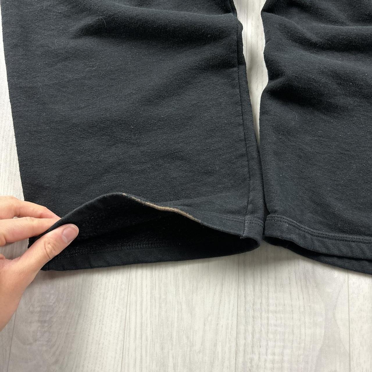 VINTAGE 00s CHAMPION BAGGY COTTON SWEATPANTS BLACK