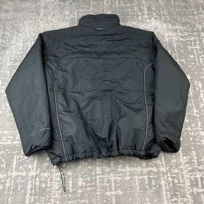 VINTAGE 00s COLUMBIA TECHNICAL UTILITY PADDED JACKET BLACK