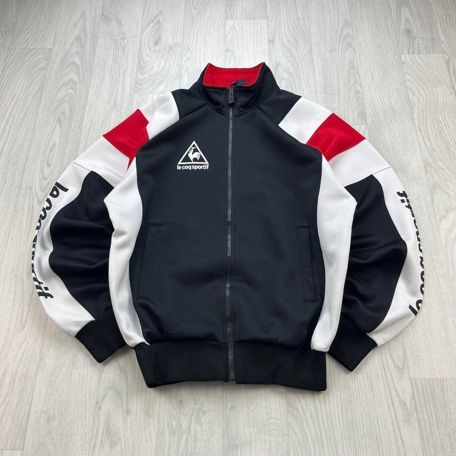 VINTAGE Y2K LE COQ SPORTIF TRACK JACKET BLACK