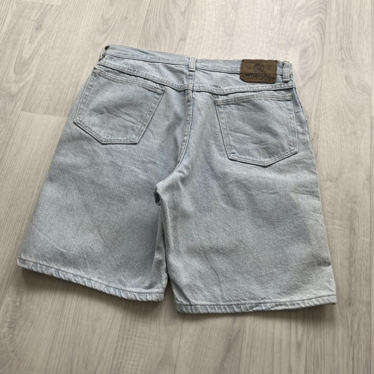 VINTAGE 00s WRANGLER BAGGY LOOSE JORTS BLUE