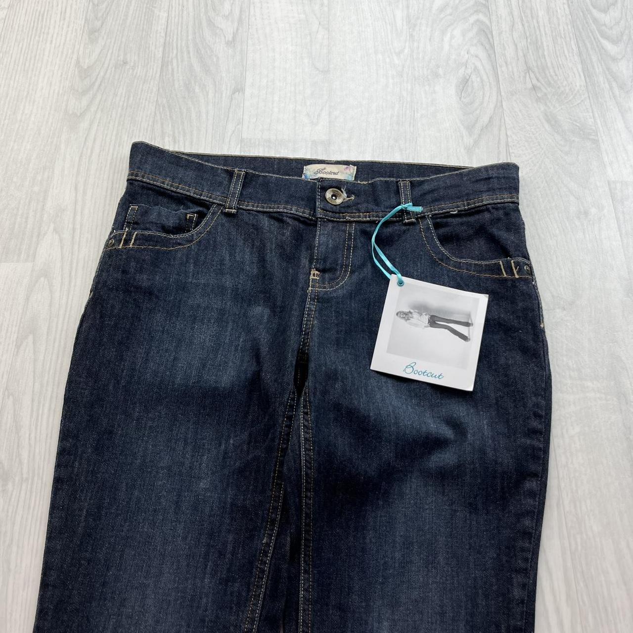 VINTAGE Y2K NEXT LOW RISE SLIM BOOTCUT JEANS NAVY