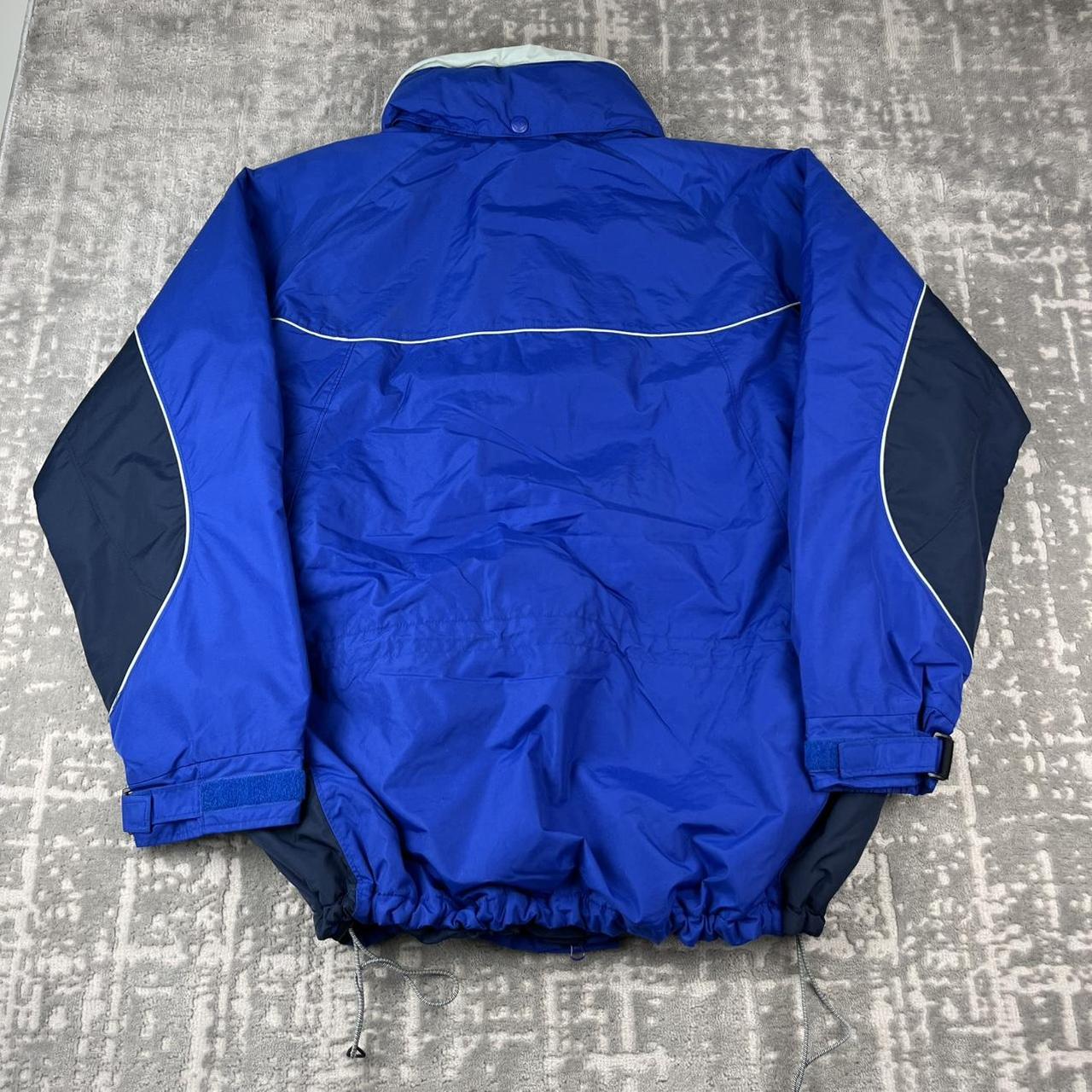 VINTAGE 00s COLUMBIA TECHNICAL PADDED UTILITY JACKET BLUE