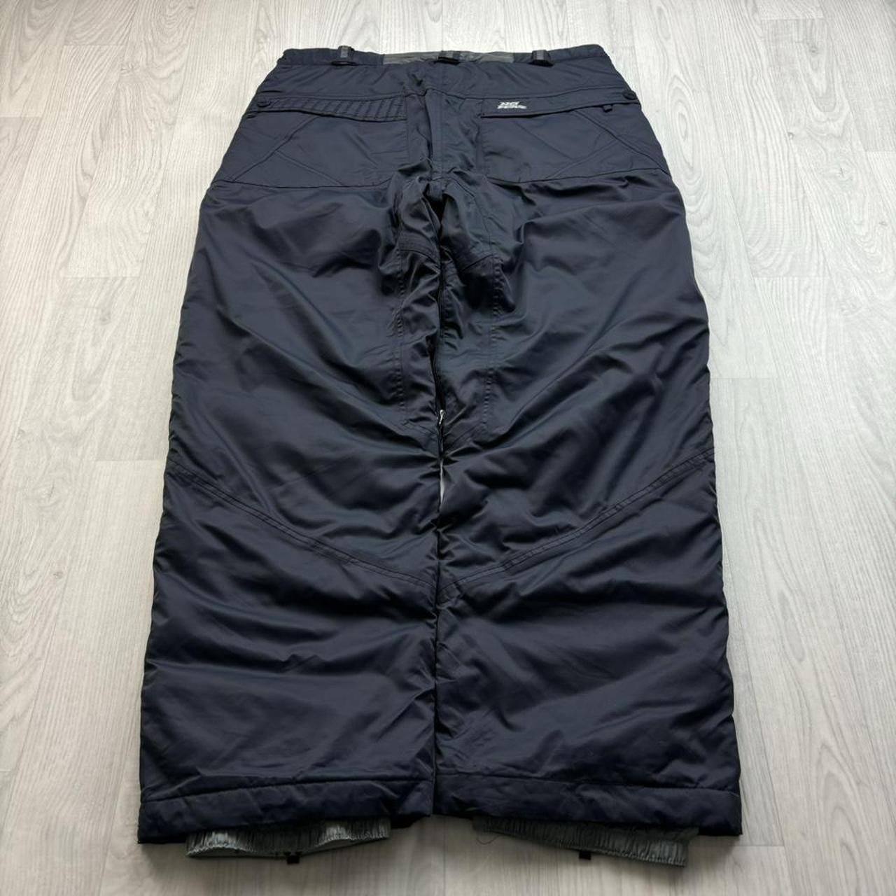 VINTAGE Y2K NO FEAR BAGGY SKI PANTS SALOPETTES NAVY