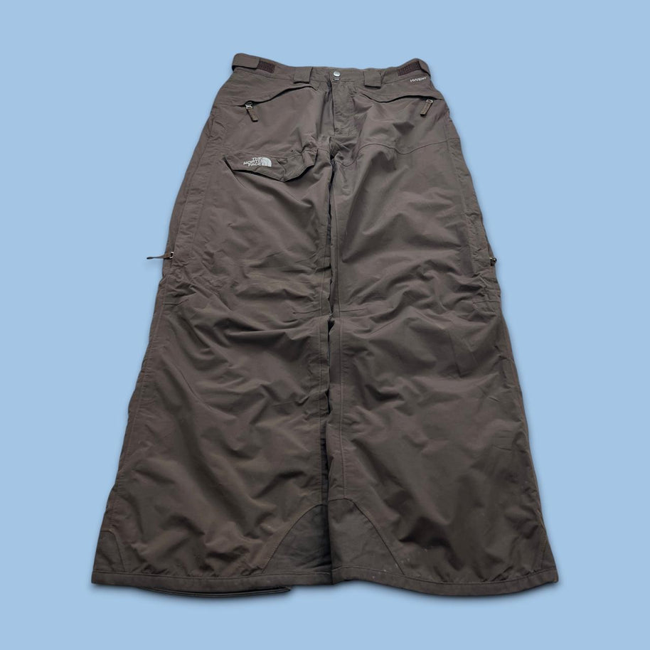 VINTAGE Y2K THE NORTH FACE BAGGY SKI PANTS SALOPETTES BROWN