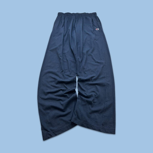 VINTAGE Y2K CHAMPION BAGGY LIGHTWEIGHT COTTON SWEATPANTS NAVY