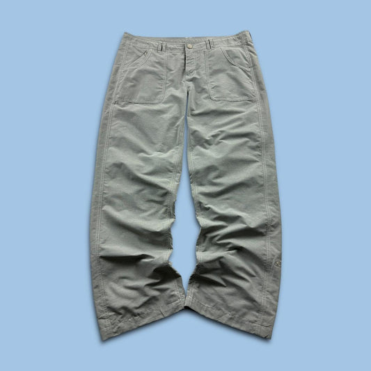 VINTAGE Y2K THE NORTH FACE BAGGY LOW RISE TROUSERS GREY