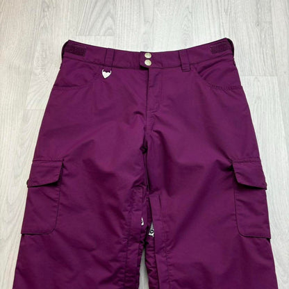 VINTAGE Y2K ROXY LOW RISE SKI PANTS SALOPETTES PURPLE