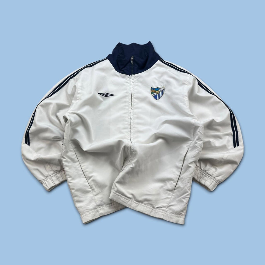 VINTAGE Y2K UMBRO MALAGA WINDBREAKER JACKET WHITE